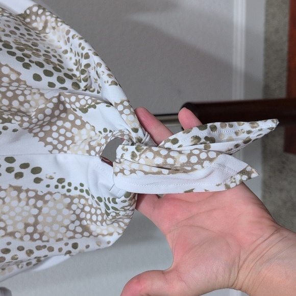 Easywear By Chico's Polka dot Animal Snake Print Top Blouse Size 3(16) - Picture 3 of 9